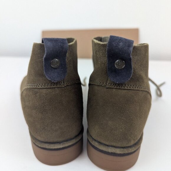 Hush Puppies Suede Booties in Tan, Sz 8 - Picture 2 of 6